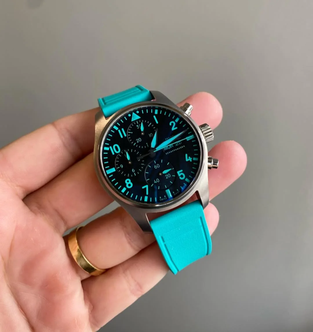 IWC Pilot Chrono AMG Petronas Titanium